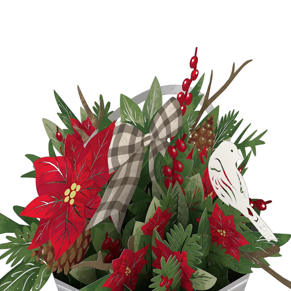 Winter Flower Basket Decoration、mySite、solidvoid