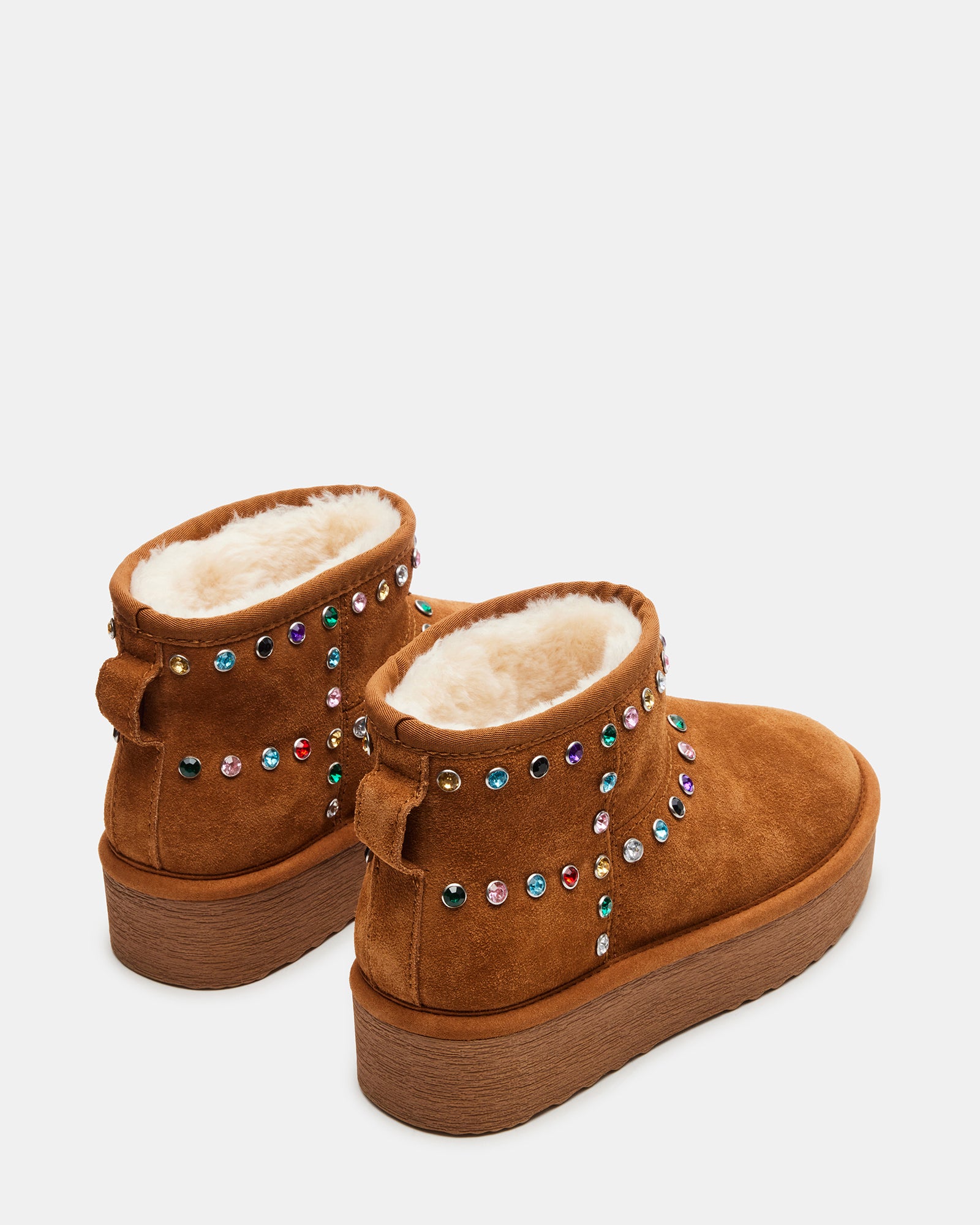 COMFY CHESTNUT SUEDE RHINESTONES、mySite、gtrtttuynbv