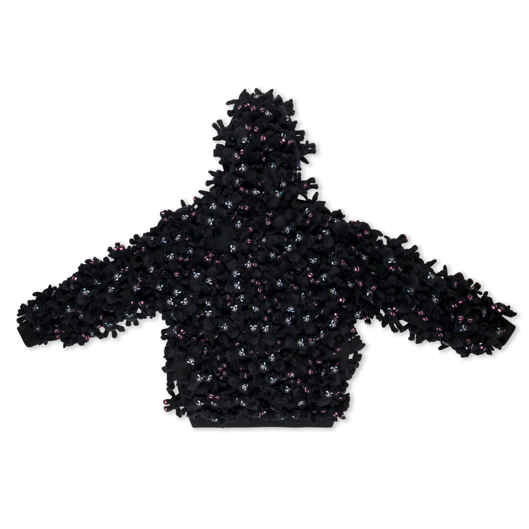 Jermie Plush Hoodie (Black)、mySite、merchandisen