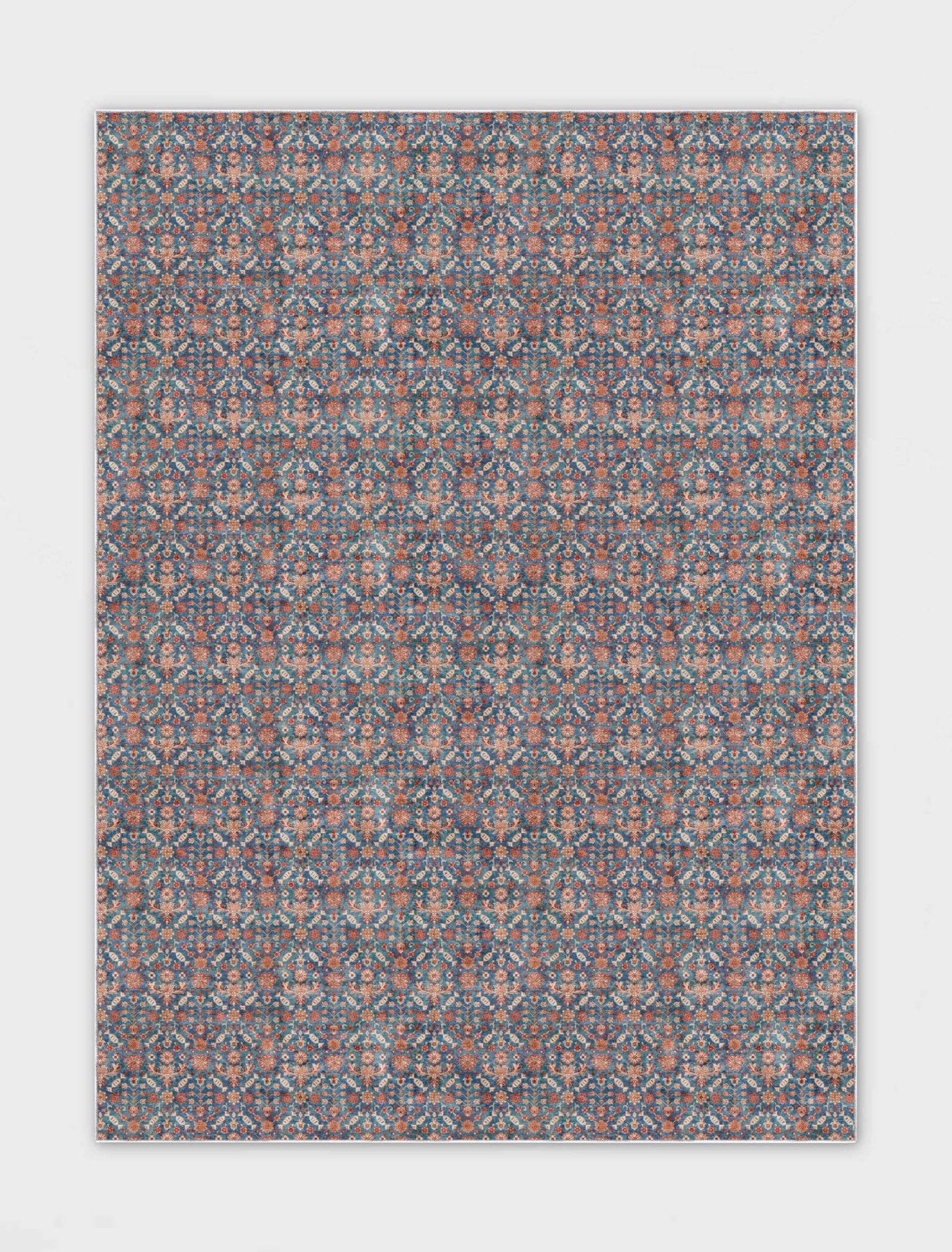 Hilda Vintage Custom Rug - Flat-Pile, Personalized Sizes, Easy Maintenance、mySite、gigharbornorthrealestate