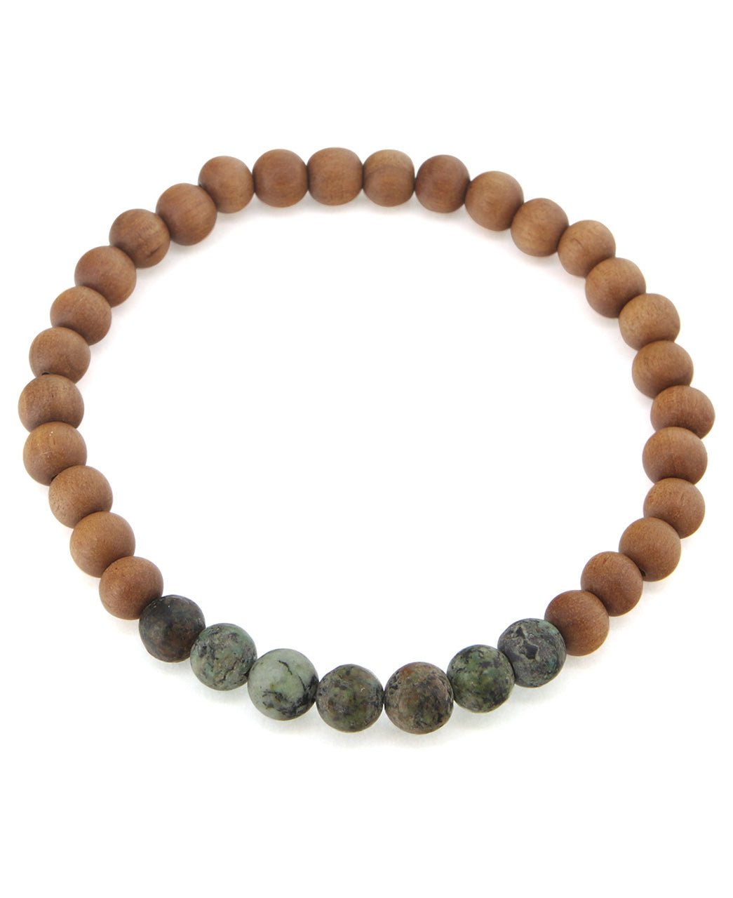 Gemstone and Sandalwood Mala Beaded Bracelet、mySite、topwebapps