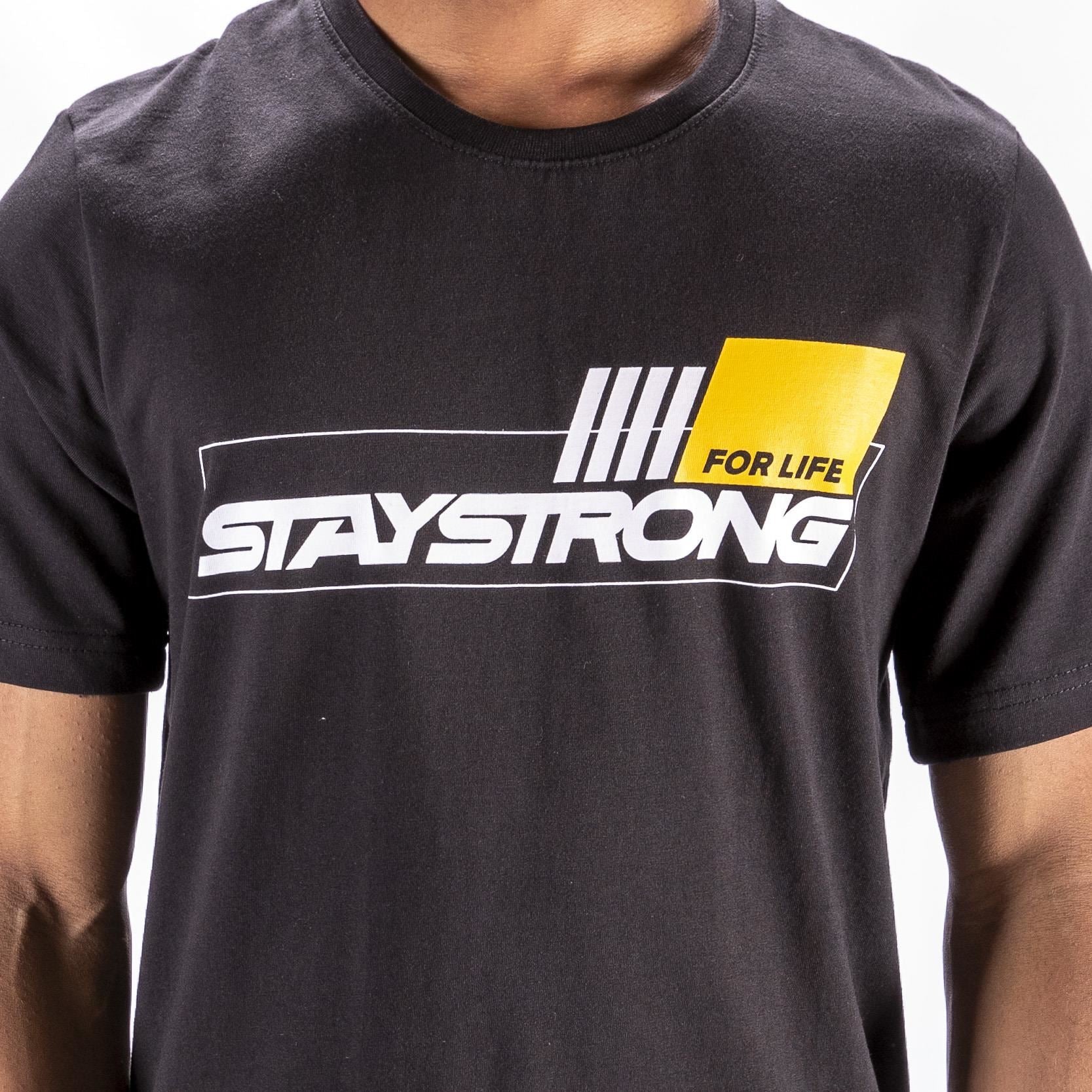  Stay Strong For Life T-Shirt - Black、mySite、merchandisen