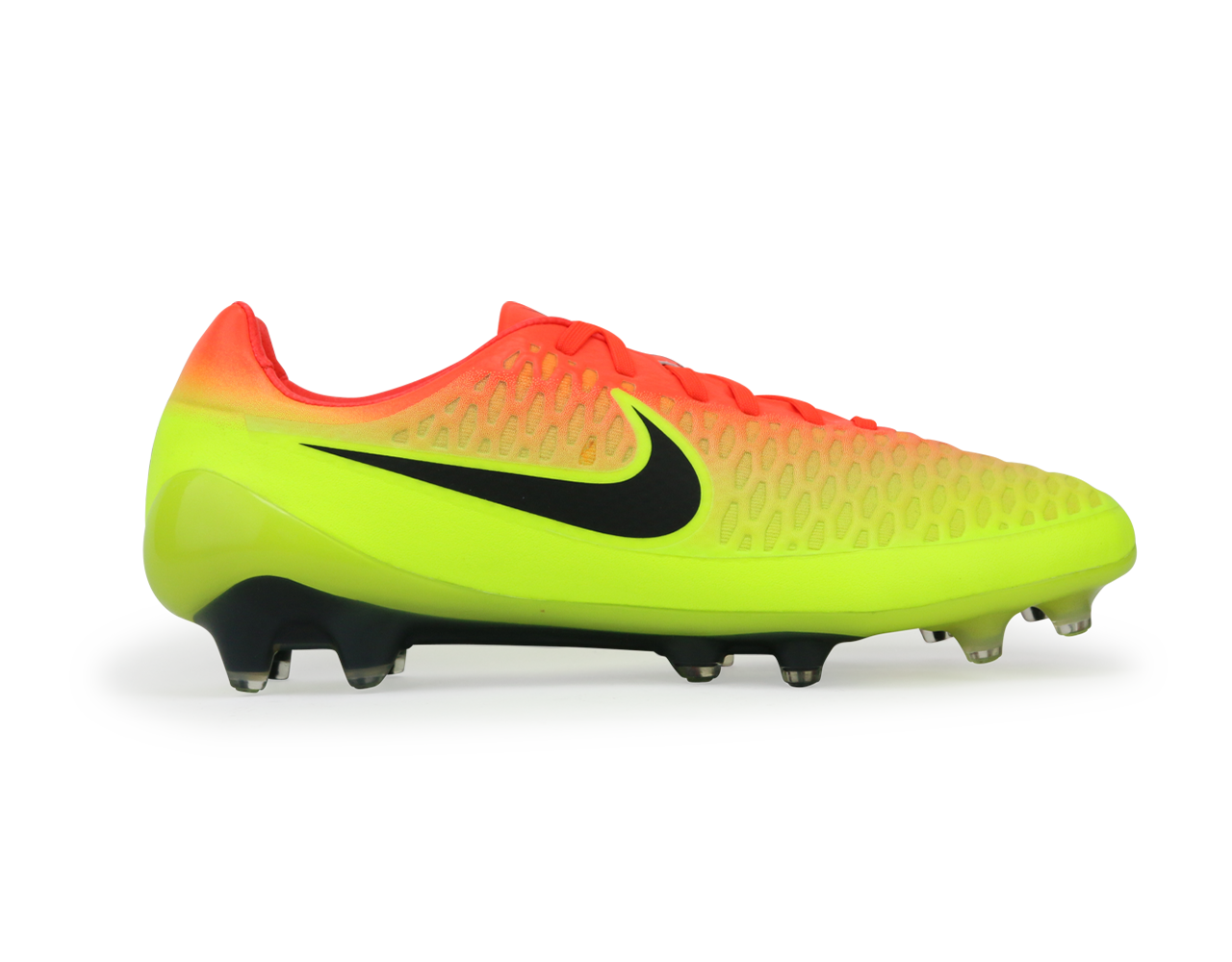 Nike Men's Magista Opus FG Total Crimson/Black Volt/Bright Citrus、mySite、noshort