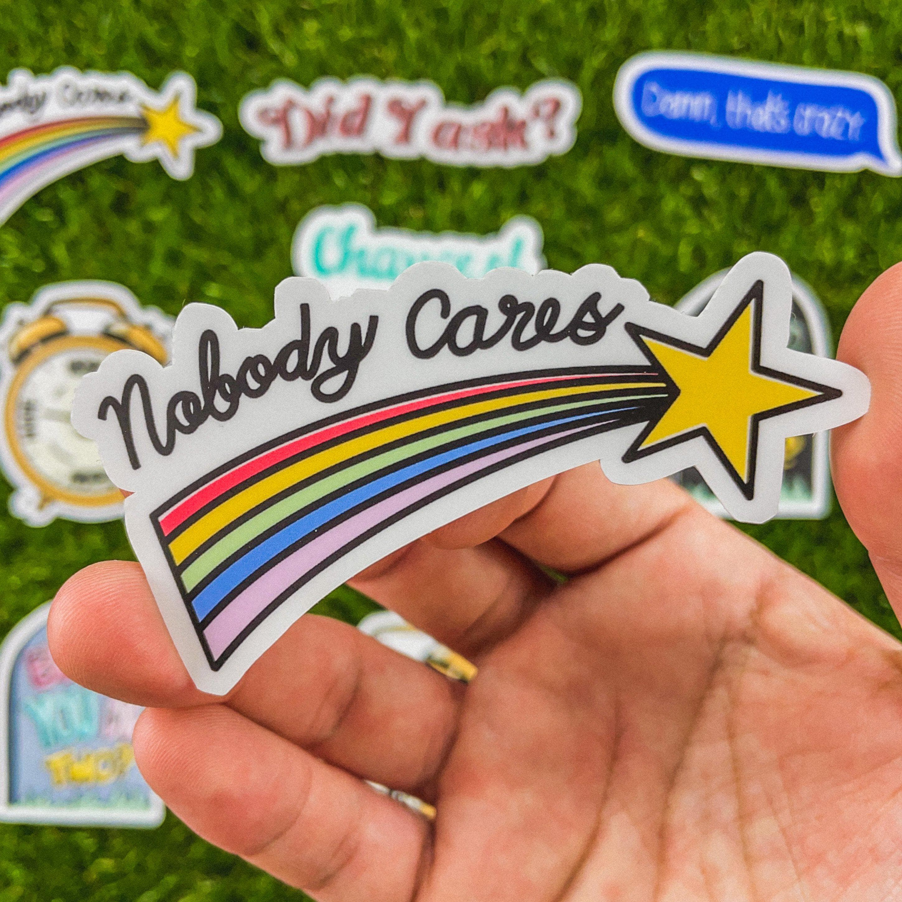  Nobody Cares Shooting Star Sticker、mySite、elrpsem3k