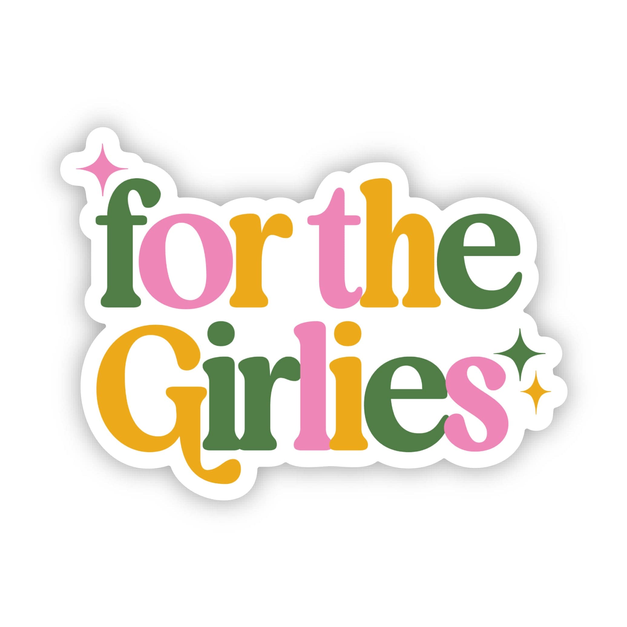  For the Girlies Colorful Text Sticker、mySite、elrpsem3k