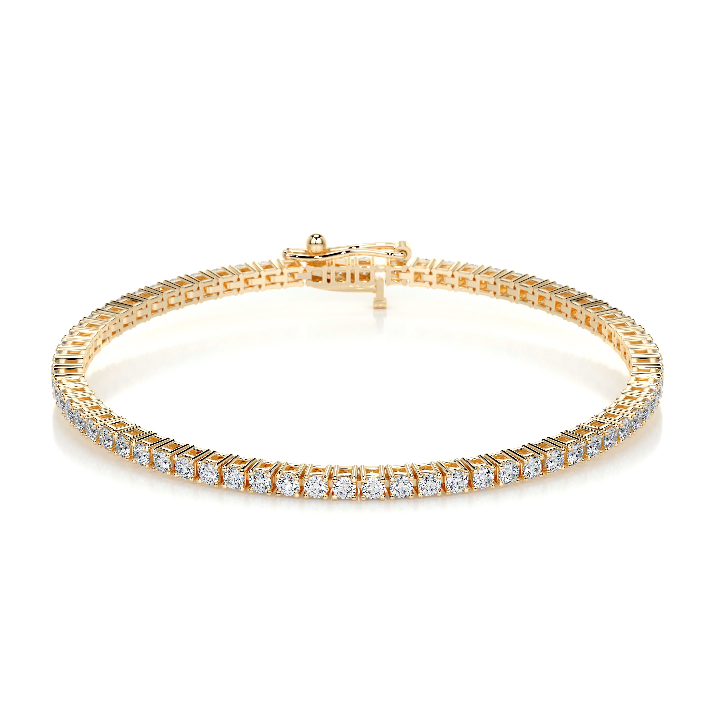 Sidney Tennis Diamonds Bracelet -18K Yellow Gold、mySite、hinf8tx79