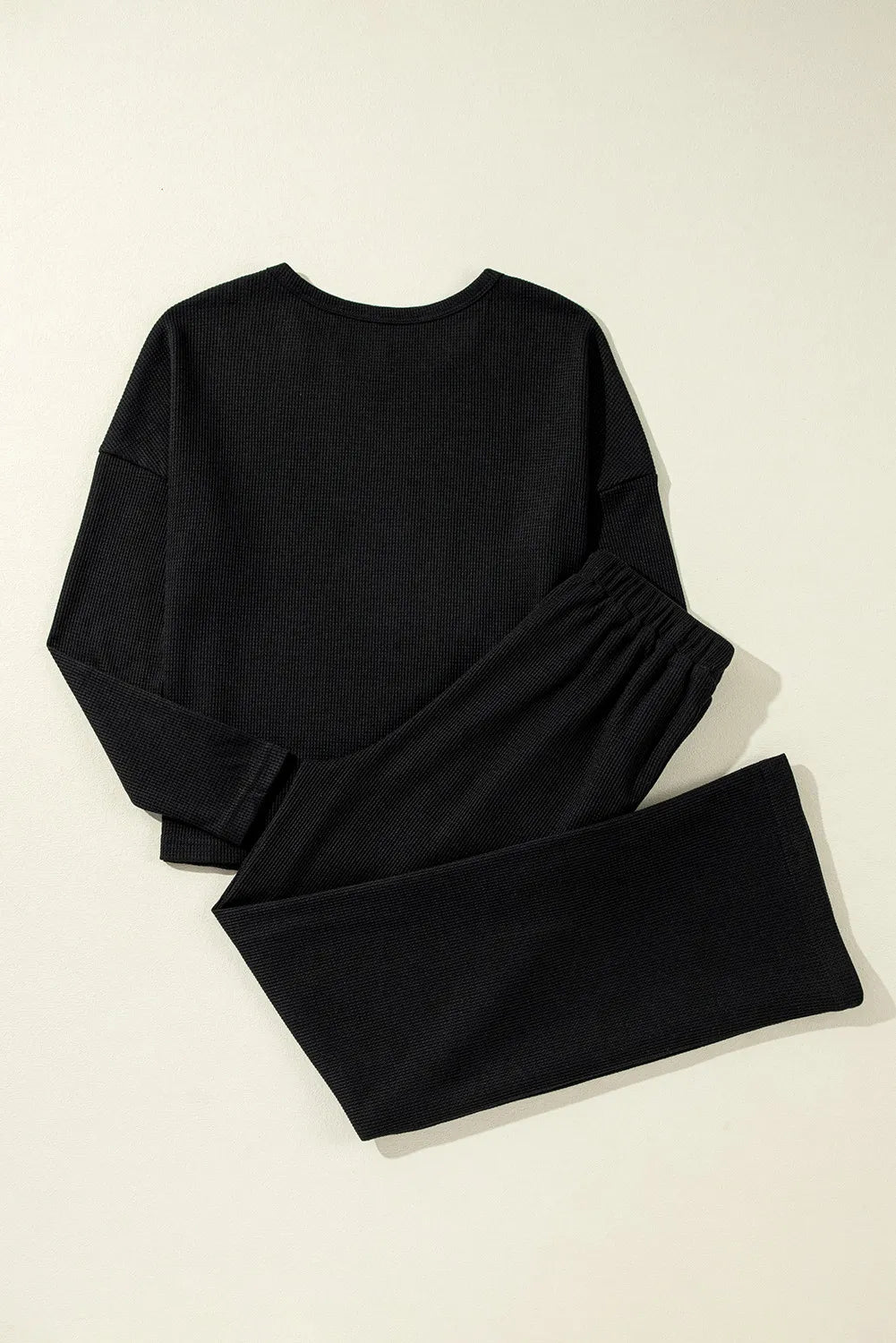  Long Sleeve Top and Drawstring Pants Lounge Set、mySite、justintrudeaud