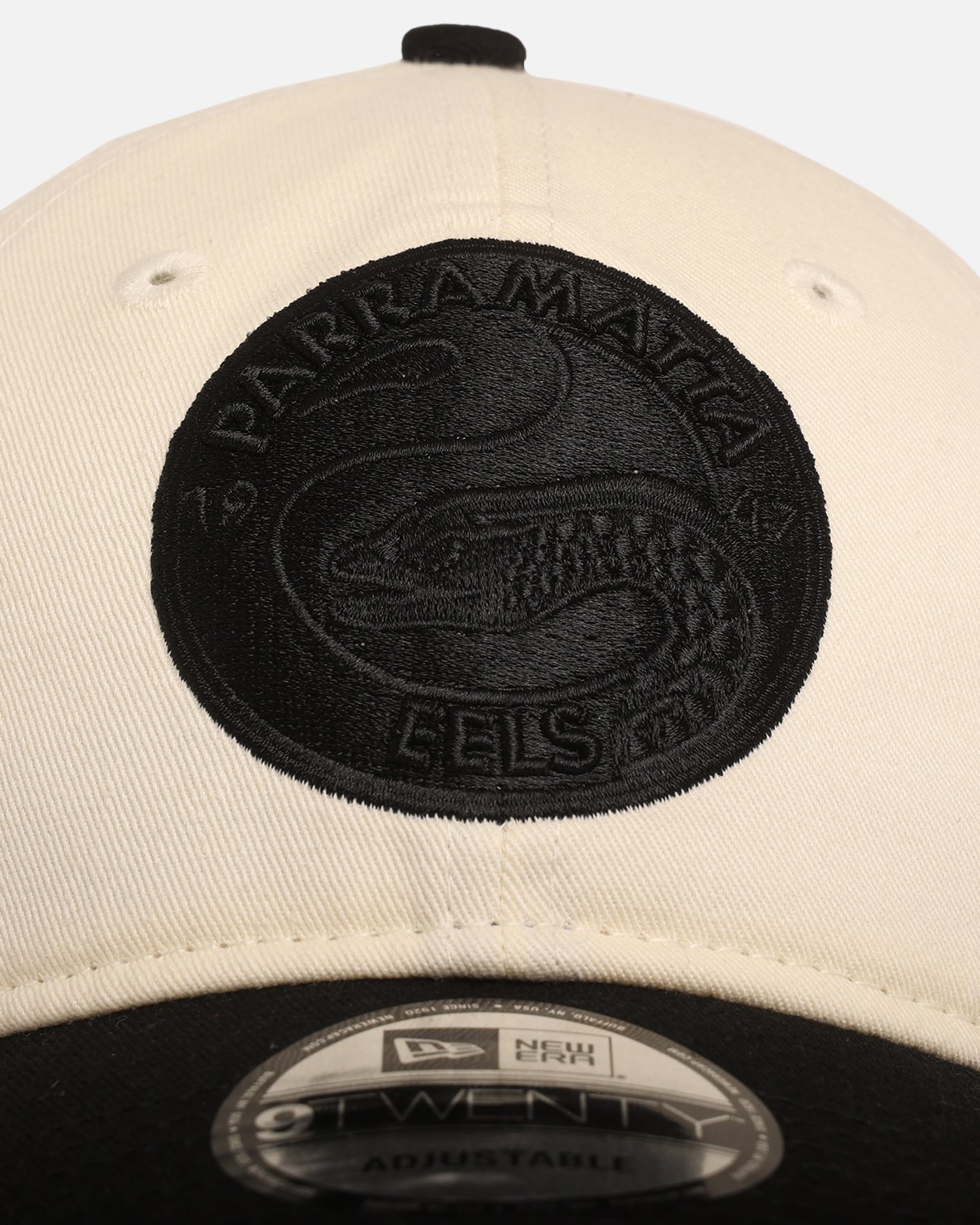 New Era Parramatta Eels 'NRL Two Tone' 9TWENTY Strapback Chrome White/Black、mySite、zt4zffjzw