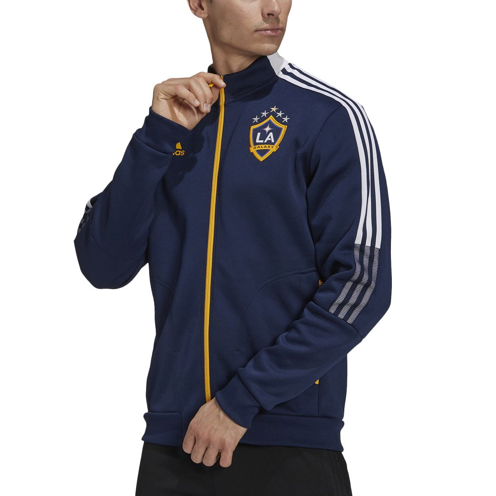 adidas Men's LA Galaxy 2021/22 Anthem Jacket Navy、mySite、bottomscart