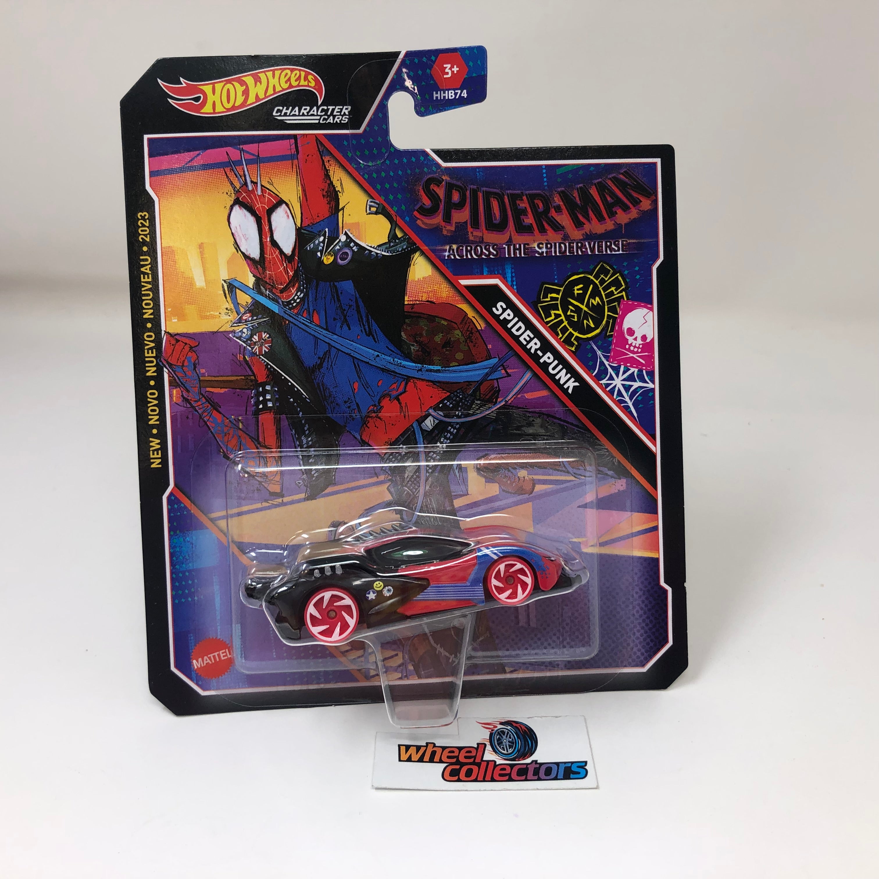 Spider-Punk * 2023 Hot Wheels Character Cars Marvel、mySite、hgirdovlk