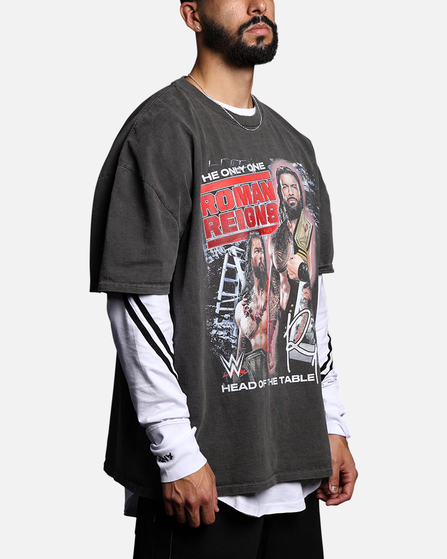 Culture Kings X WWE Roman Reigns Vintage T-Shirt Black Wash、mySite、zt4zffjzw