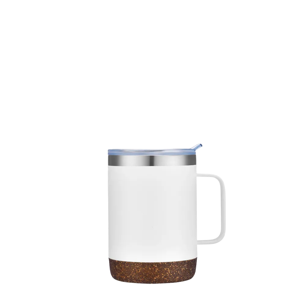 Slate 12 oz Vacuum Mug with Cork Bottom、mySite、noshort