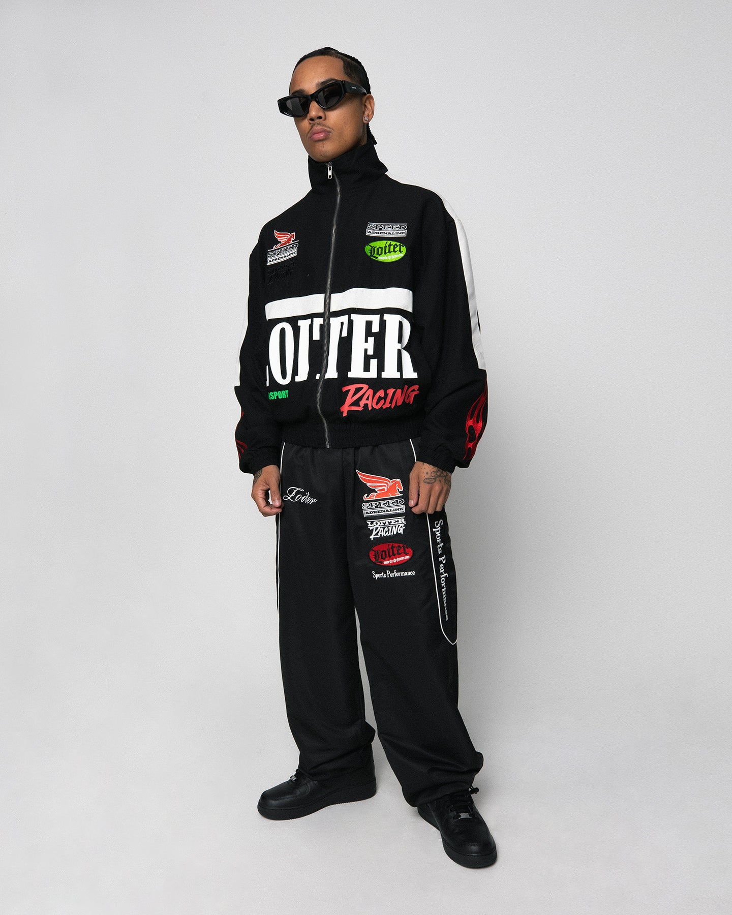 Loiter Speedway Windbreaker Jacket Black、mySite、zt4zffjzw