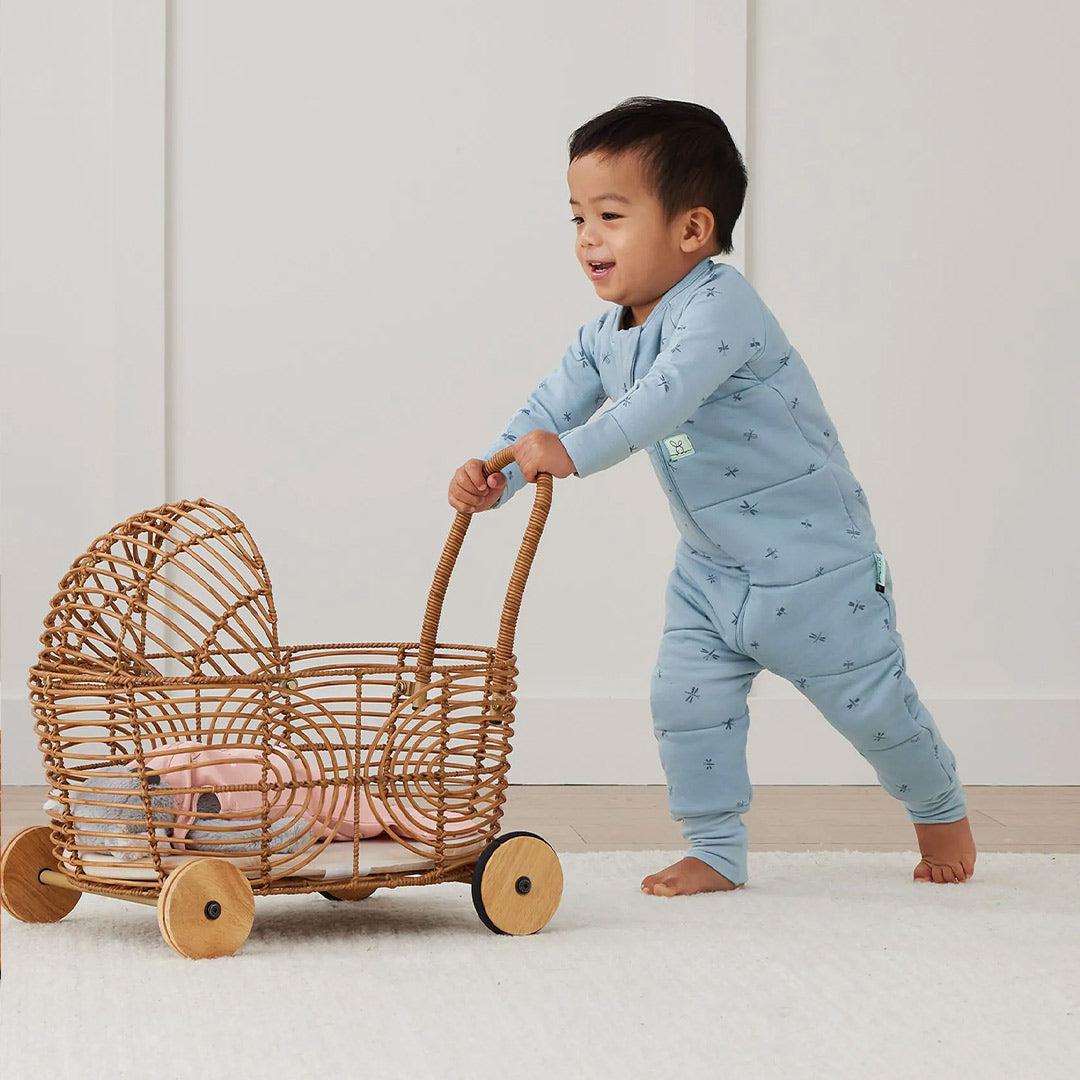  ergoPouch - Organic Winter Long Sleeved Sleep Onesie - 3.5 TOG - Dragonflies、mySite、merchandisen