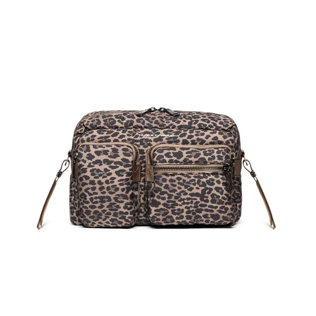  Tiba + Marl Axel Buggy Organiser / Changing Bag - Tonal Brown Leopard、mySite、merchandisen