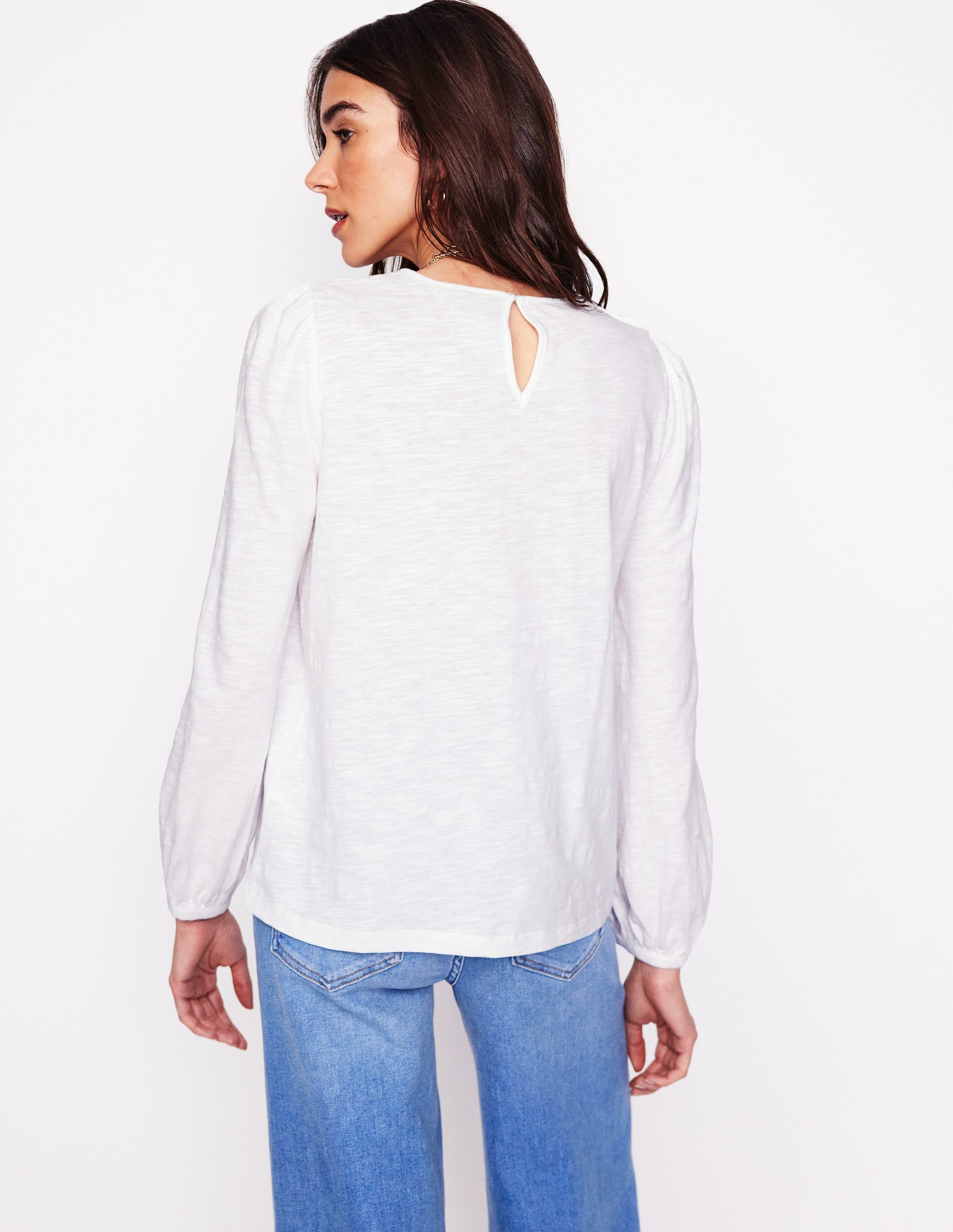  Pintuck Yoke Top-White、mySite、ashleygrahame