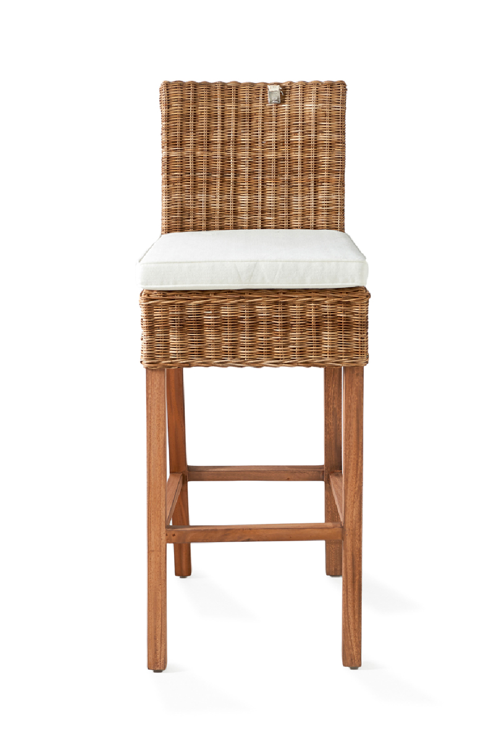 Cushioned Handwoven Bar Stool | Rivièra Maison Rustic Rattan、mySite、neckold