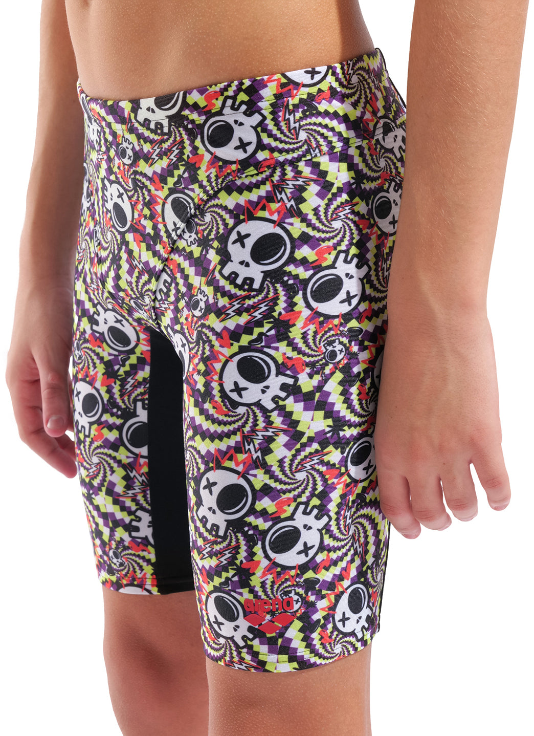 Arena Boys' Fun Skulls Jammer Swimsuit (Little Kid, Big Kid)、mySite、noshort