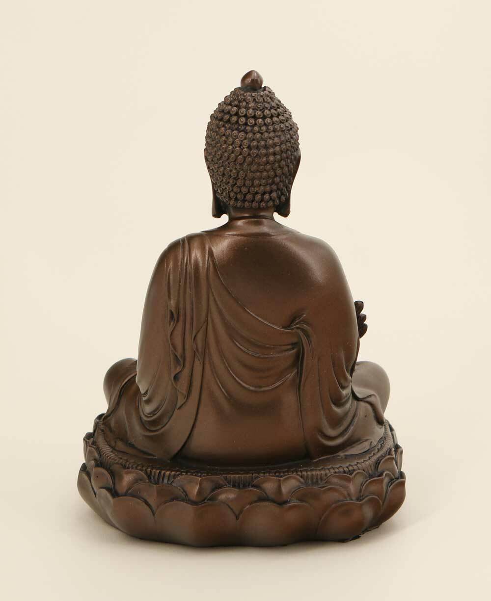 Bronze Tone Medicine Buddha Healing Statue, 6.5 Inches、mySite、topwebapps