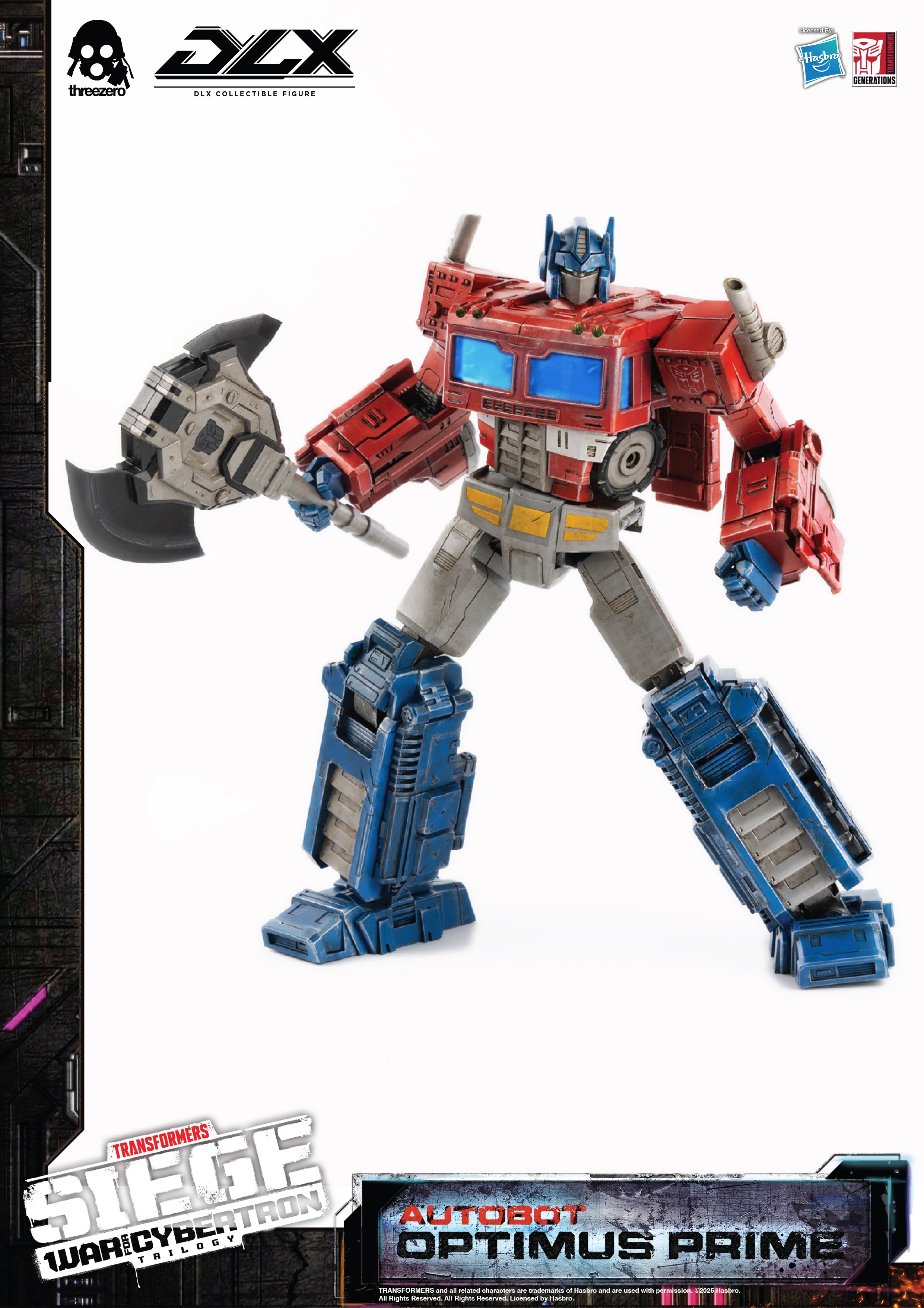 Threezero Transformers: War for Cybertron Trilogy DLX Optimus Prime、mySite、hgirdovlk