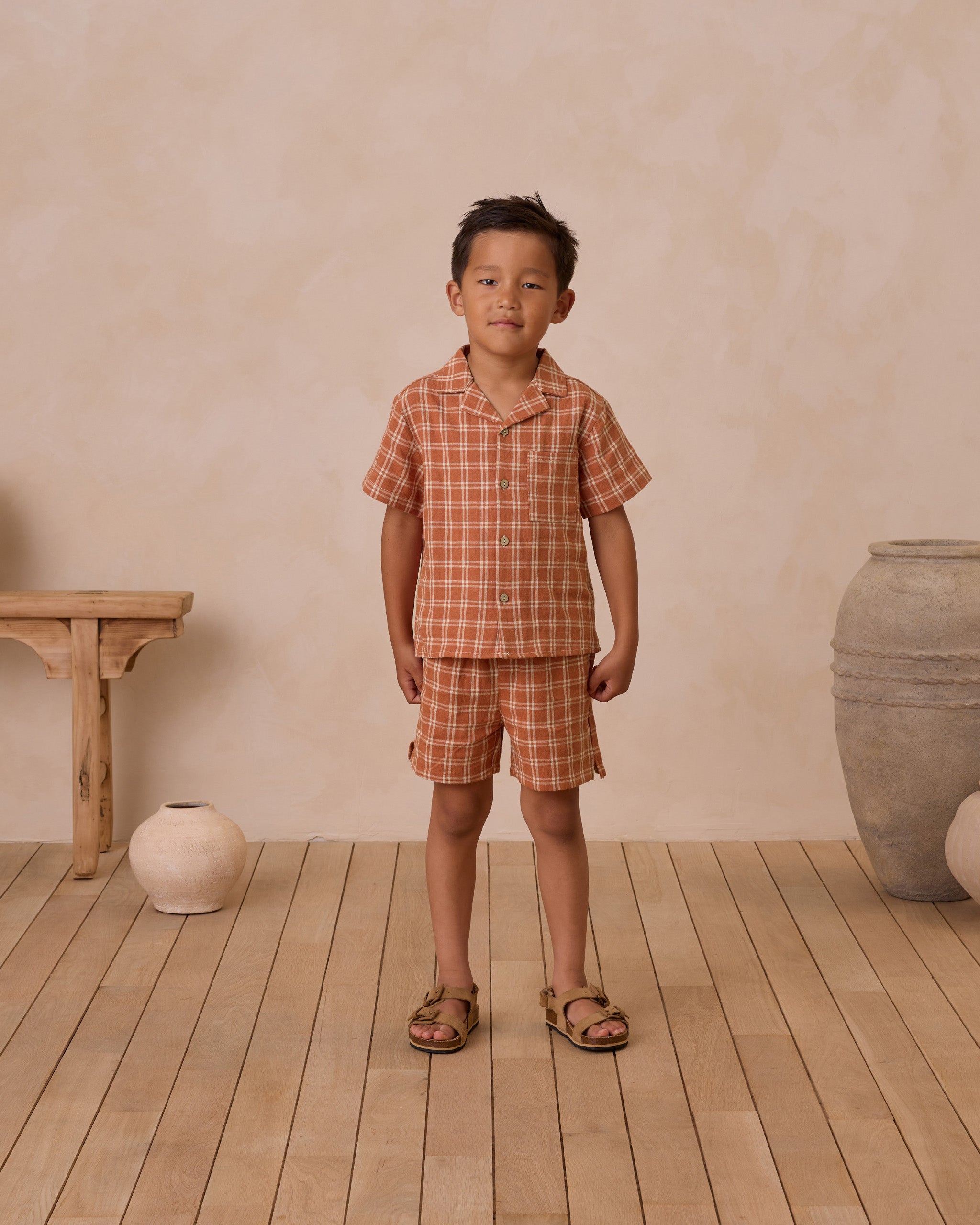  Lapel Collared Shirt || Poppy Check、mySite、layawaytickets