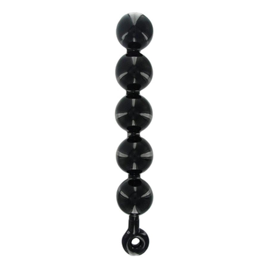 Huge Black Anal Beads with Safety Loop | Massive 67 mm Balls、mySite、bottomscart