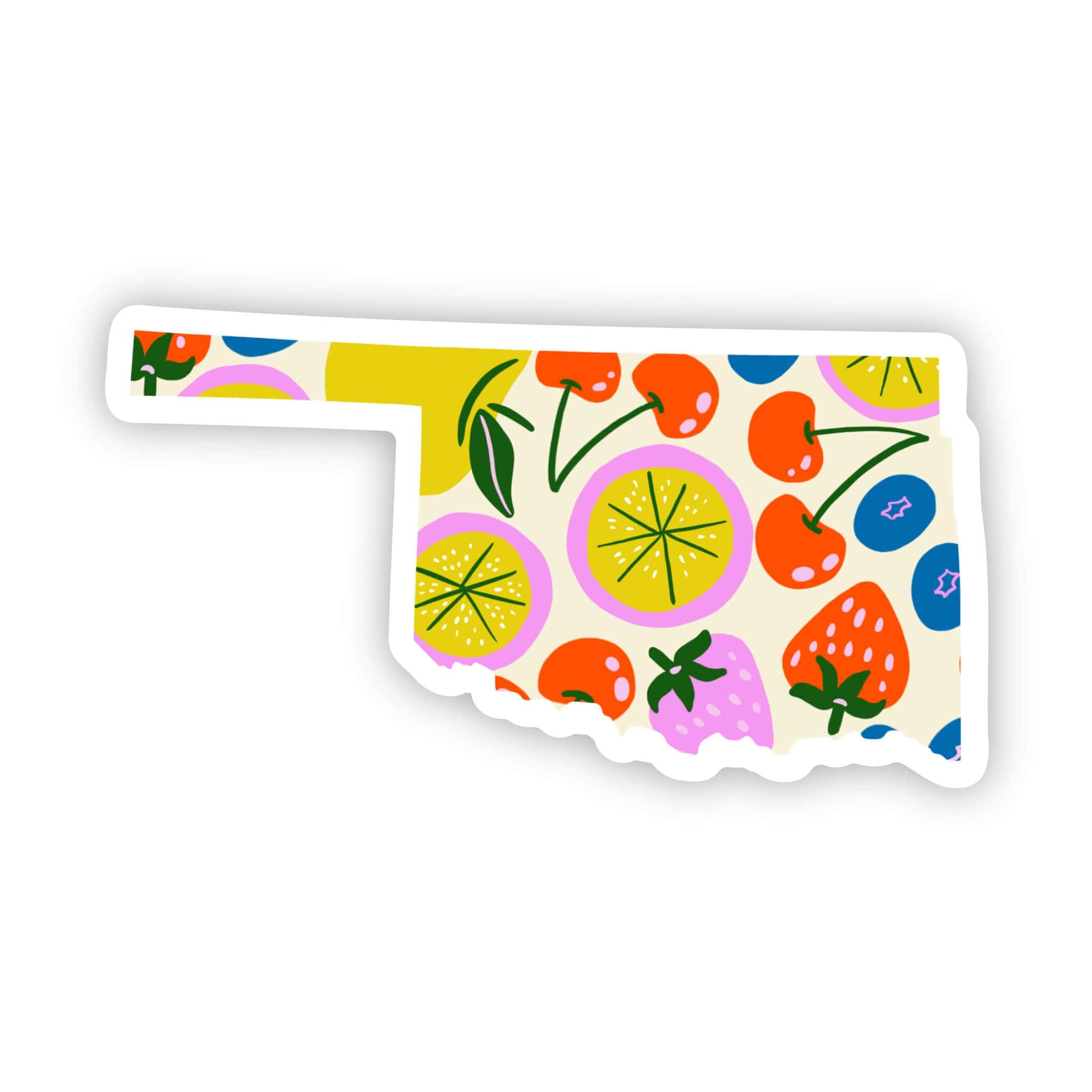  Oklahoma Sticker - Cute Fruits、mySite、ghnorth