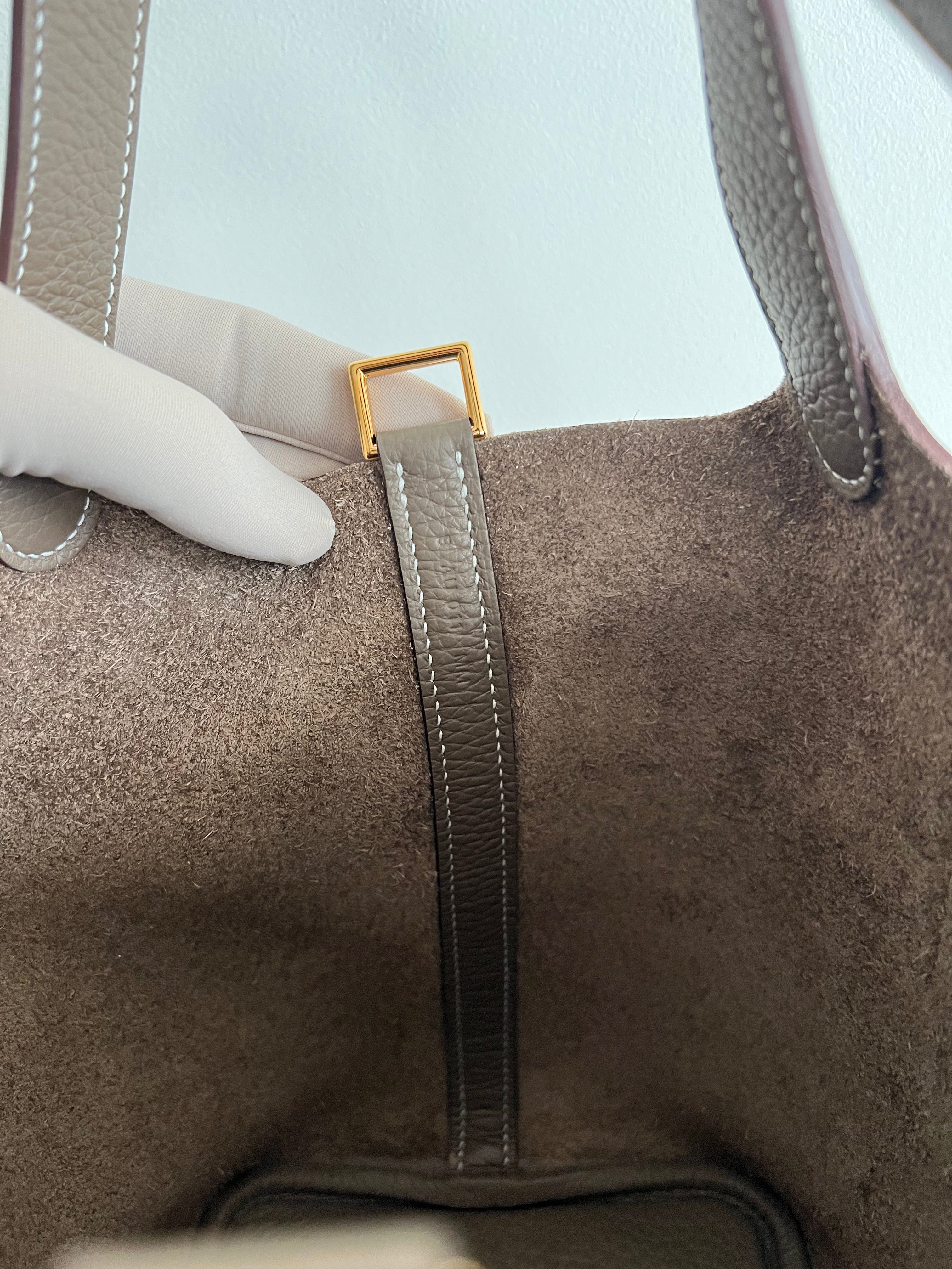 Hermès Picotin 18cm Etoupe Clemence GHW、mySite、garminoutage.com