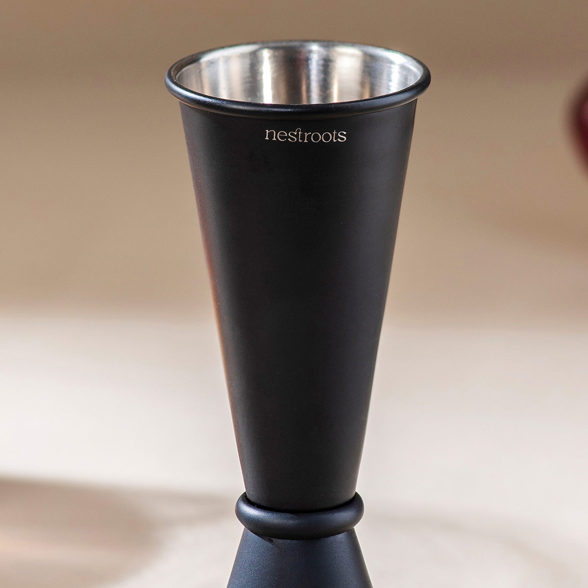 Bar Tools | Stainless Steel Peg Measurer | Dual Side | Black、mySite、camillekostekn