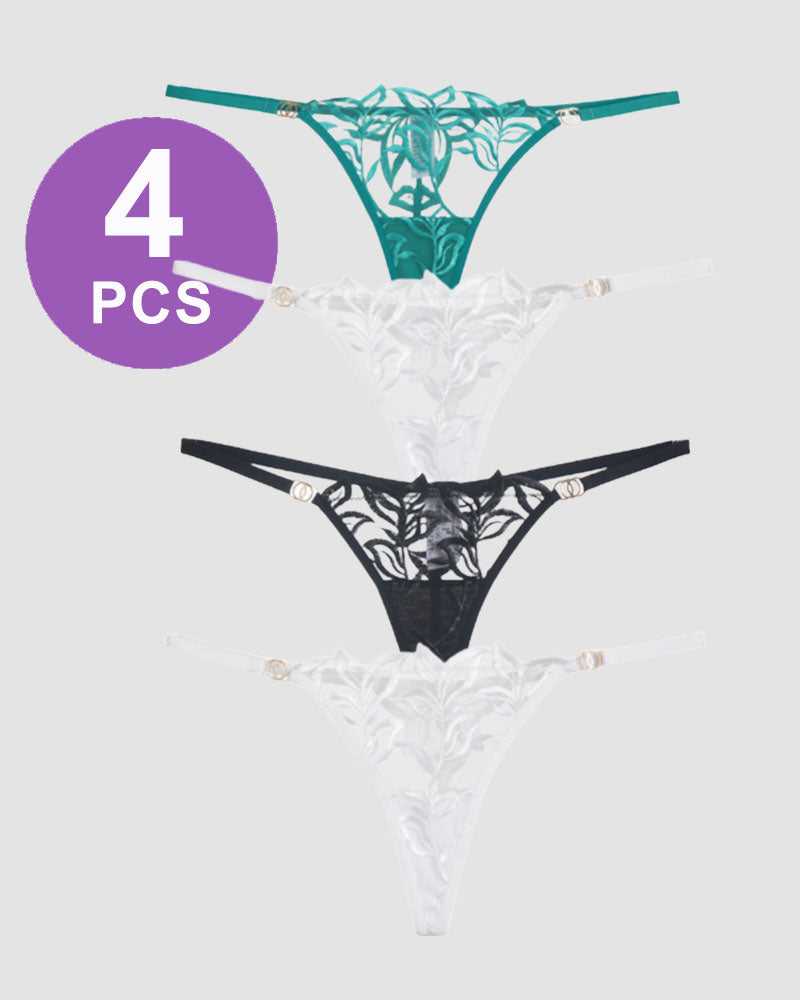 Embroidered Lace Thong Panty Set、mySite、bengalsvssteelers