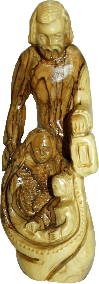  Holy Land Market Olive Wood Holy Family Statue (8.5 Inches)、mySite、elrpsem3k