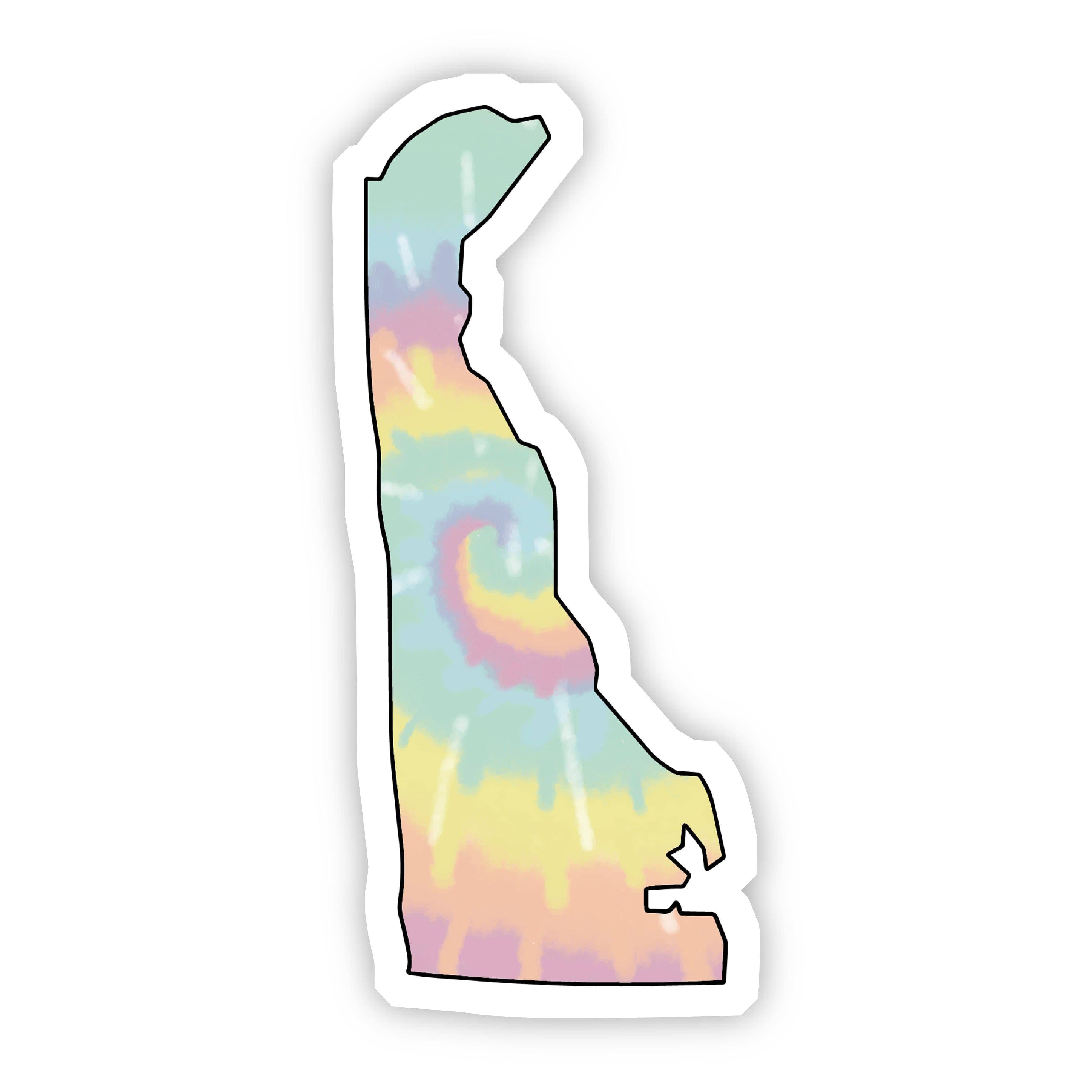  Delaware Tie Dye Sticker、mySite、elrpsem3k