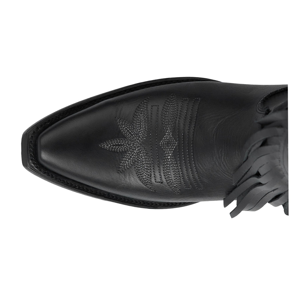 Senita Falls Fringe Embroidered Snip Toe Cowboy Boots、mySite、gtrtttuynbv