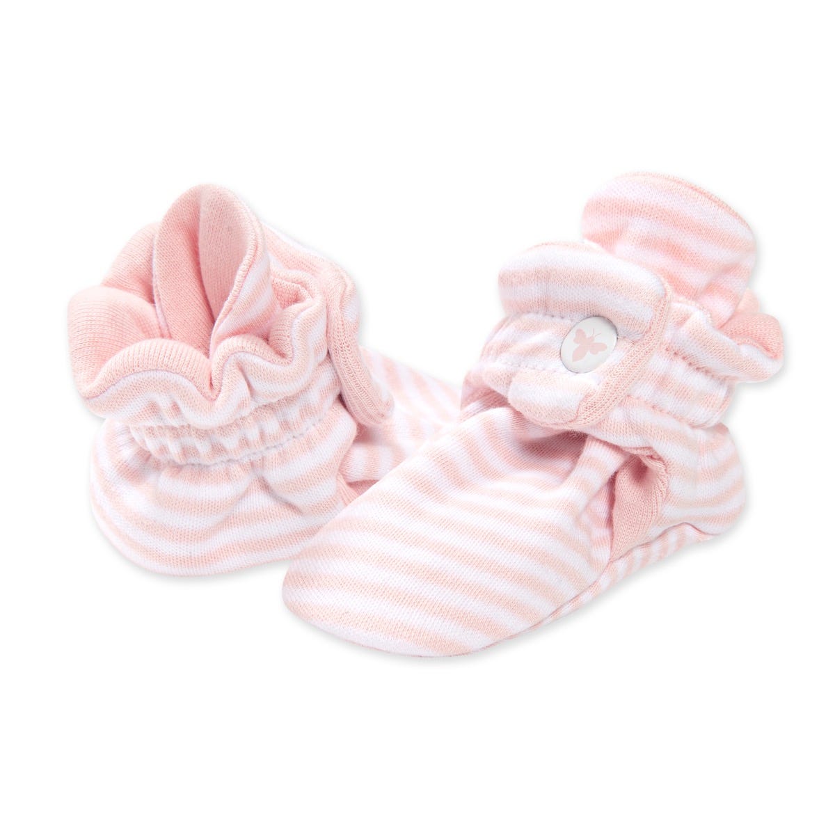 Classic Stripe Organic Cotton Baby Booties、mySite、g9winljtr