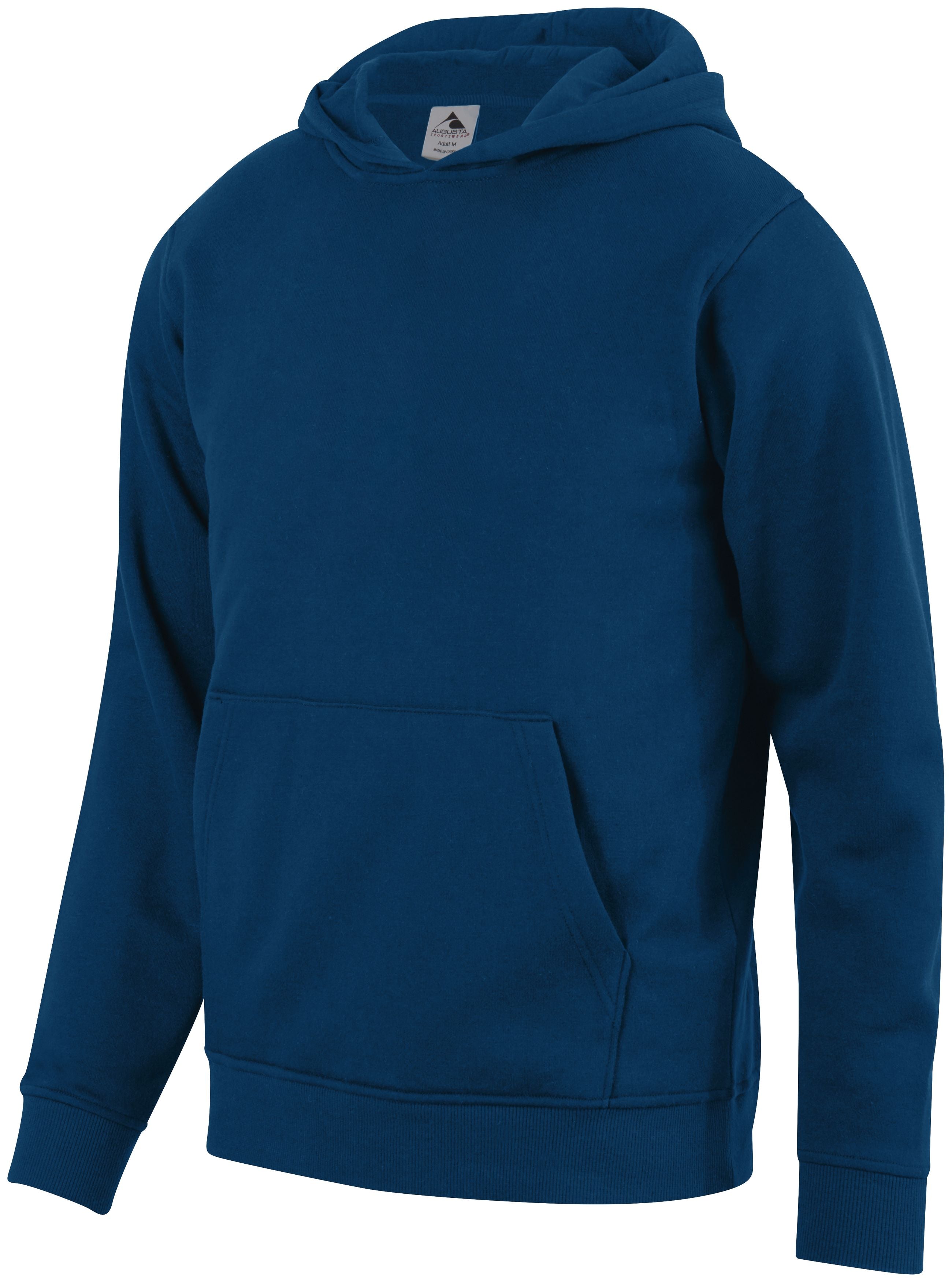 Augusta Youth 60/40 Fleece Hoody - Navy、mySite、noshort