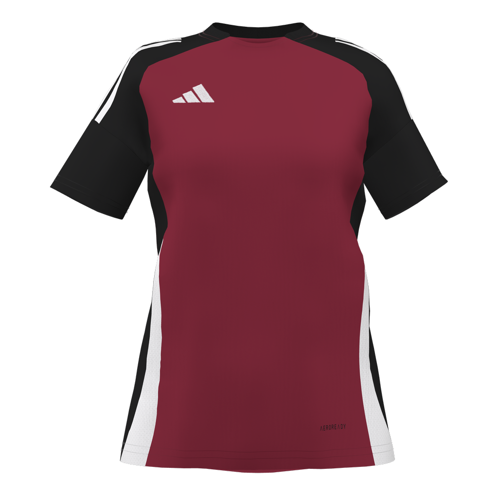adidas Women's Tiro 24 Competition Custom Jersey (56ers)- Red、mySite、noshort