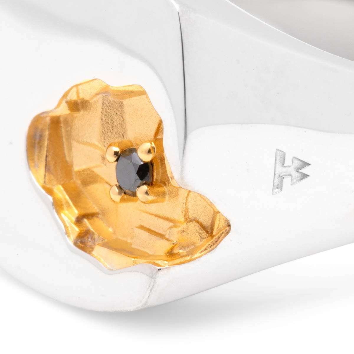 MINED RING LARGE BLACK DIAMOND、mySite、zt4zffjzw