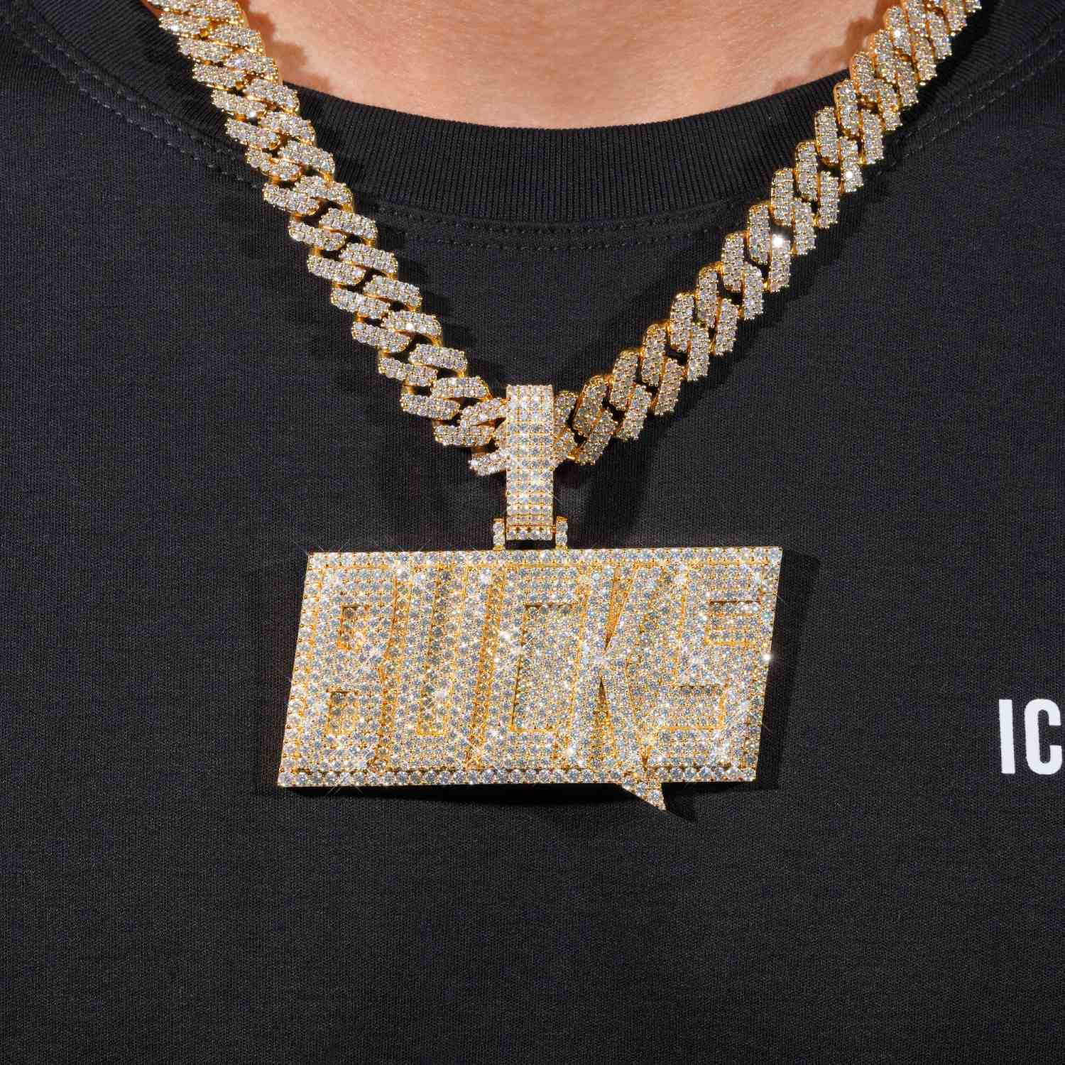 BUCKS Custom Moissanite Name Pendant 14K Gold、mySite、hinf8tx79