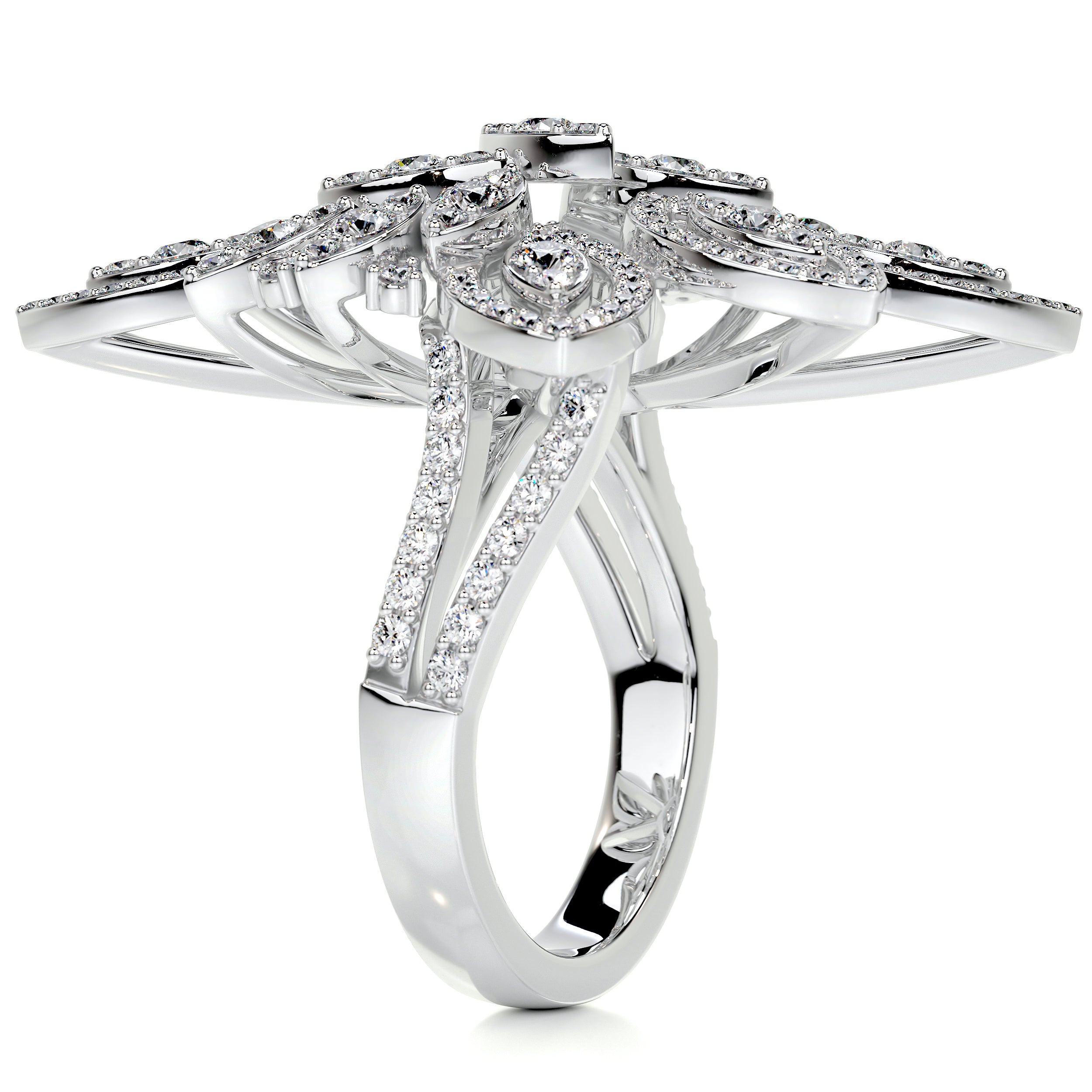 Ivory Fashion Diamond Ring (1.5 Carat) -18K White Gold (RTS)、mySite、hinf8tx79