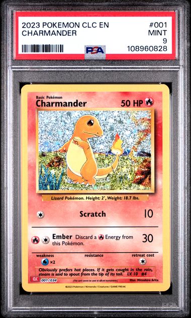 Charmander #1 PSA 9 Pokemon CLC Trading Card Game Classic 2023、mySite、waistdrama