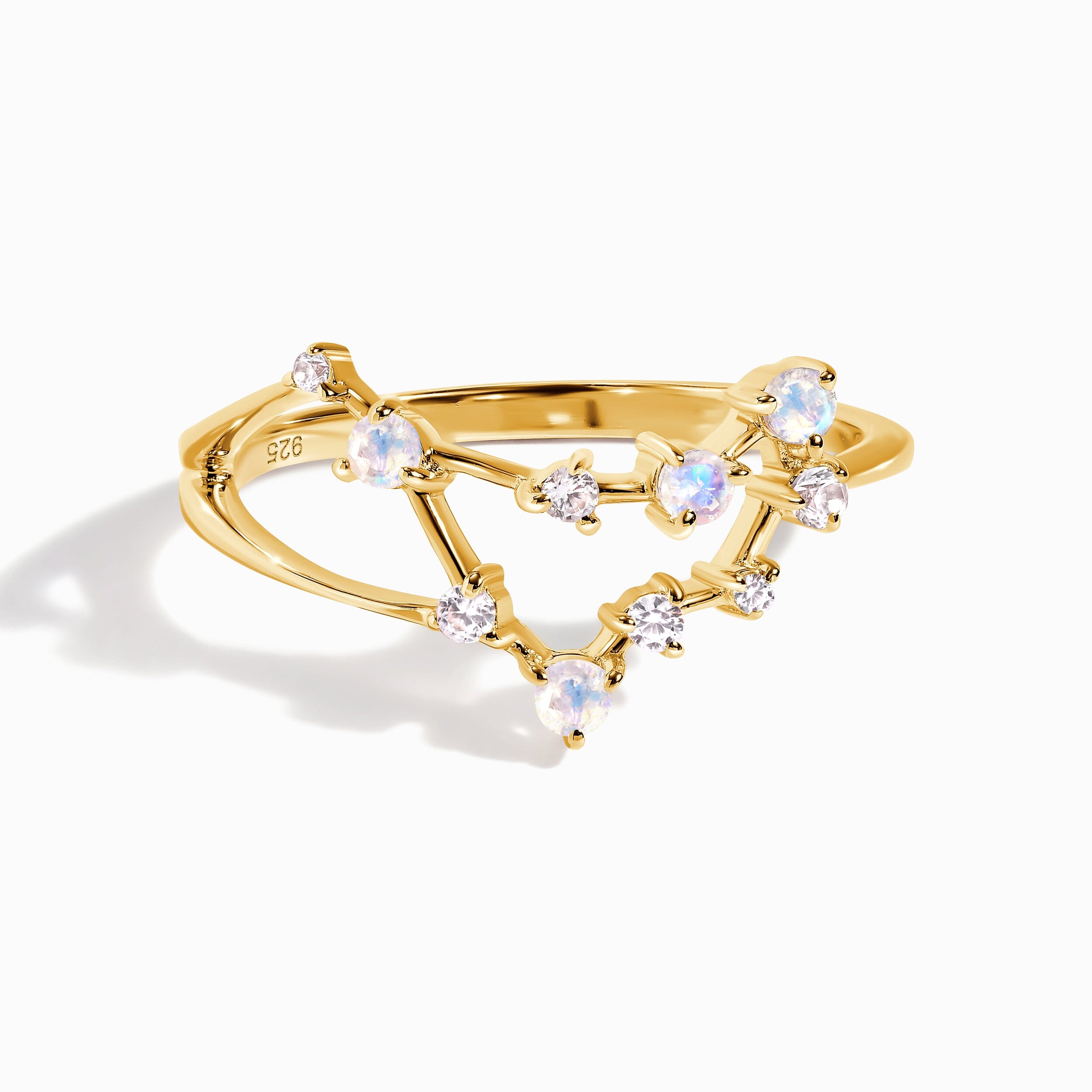 Moonstone Ring - Capricorn Zodiac Constellation、mySite、hinf8tx79