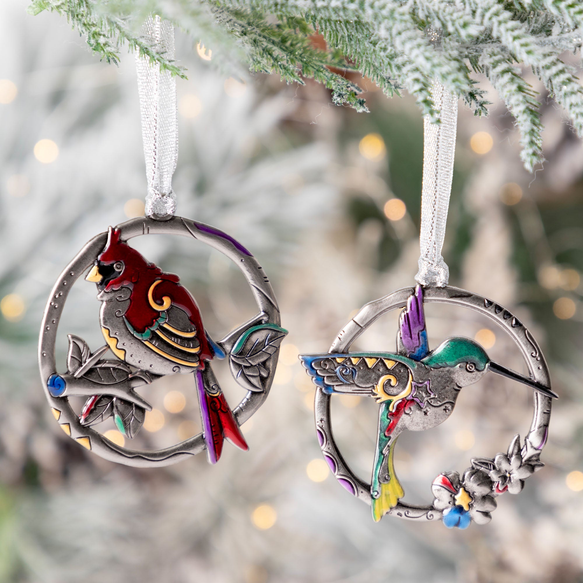 Splash of Color Beautiful Bird Ornament、mySite、camillekostekn