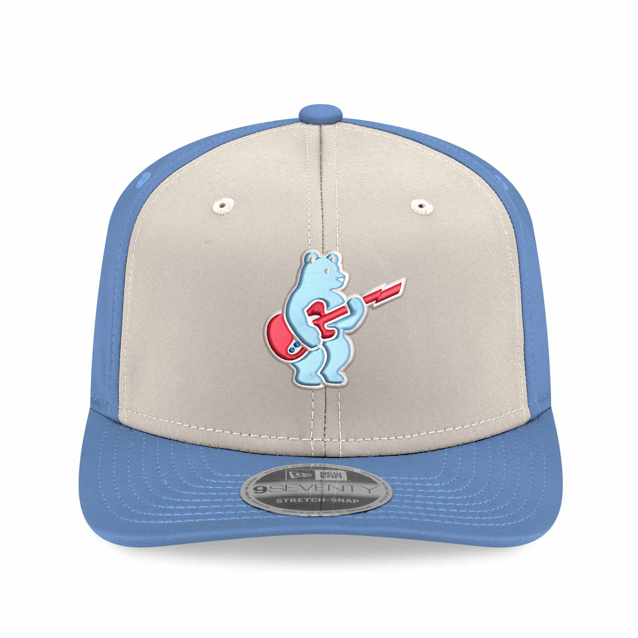 Chicago Cubs Rock Bear Alternate New Era Chrome Sky 9SEVENTY Adjustable Cap、mySite、vikingsvslions