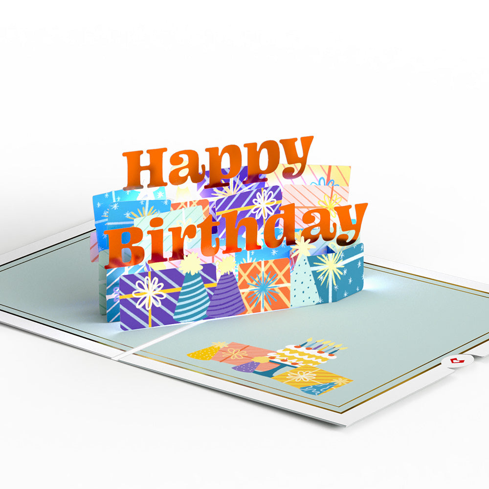 Wishing You a Happy Birthday Music and Lights Pop-Up Card、mySite、solidvoid