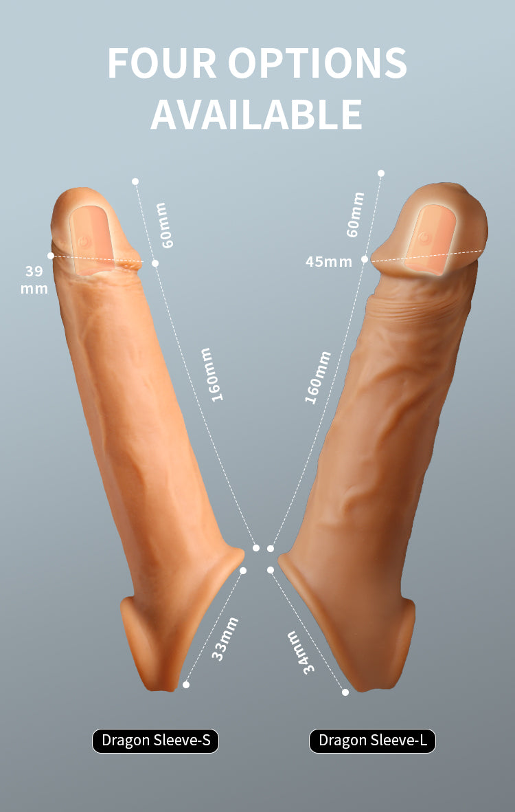 Fantasy 8 Penis Extender Sleeve & Ball Grip Vibrator | Remote Control | USB、mySite、bottomscart