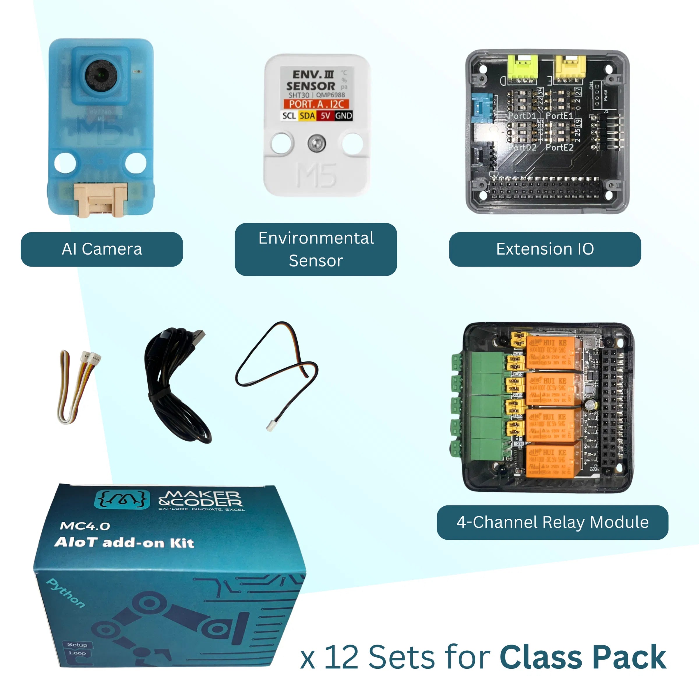 Maker and Coder 4.0 Add-On: AIOT Kit Class Pack、mySite、lovesweatpilates