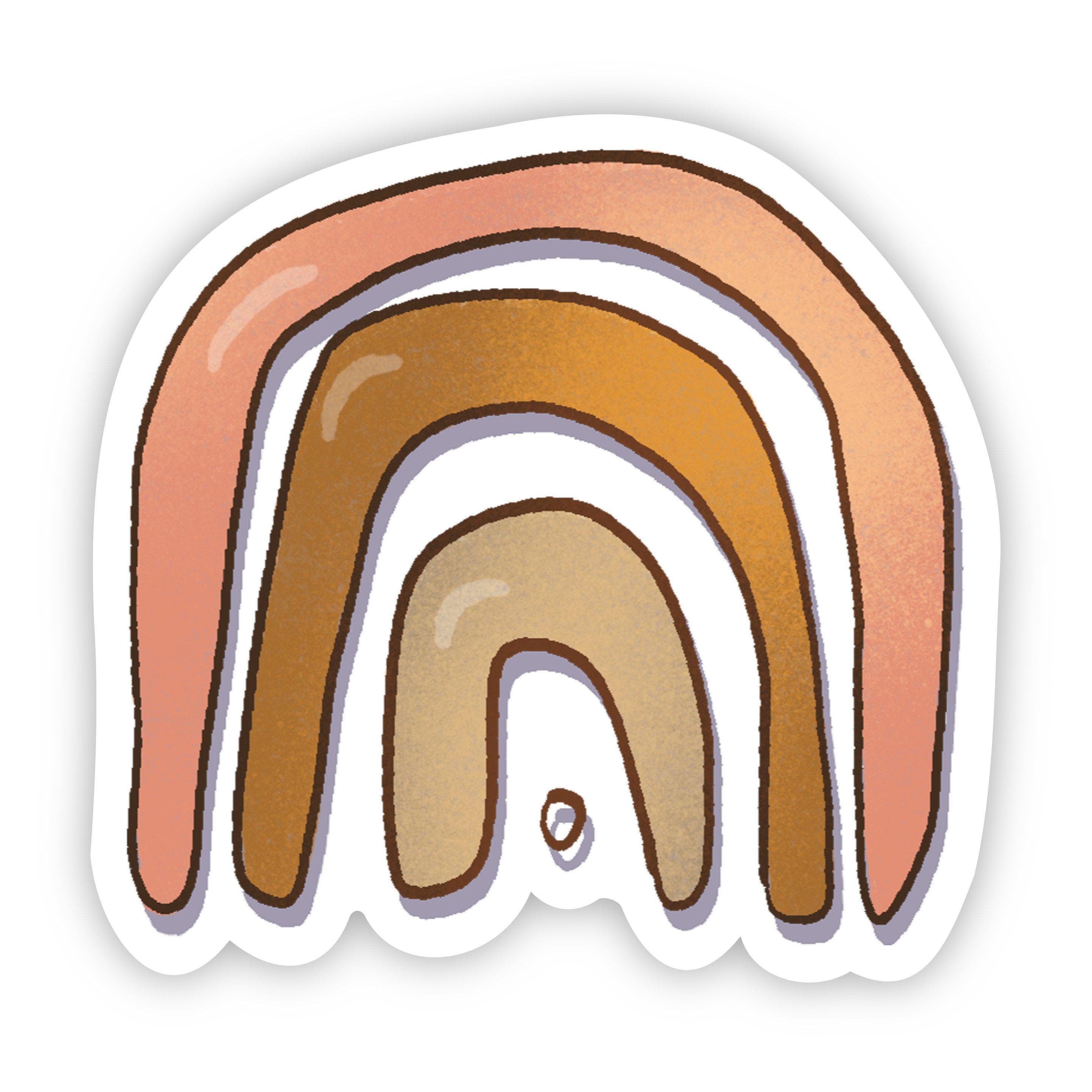  Multicolor Pampas Themed Rainbow Sticker、mySite、elrpsem3k