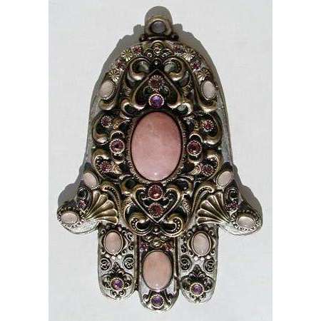 Michal Golan Stunning Pink Wall Hamsa、mySite、topwebapps