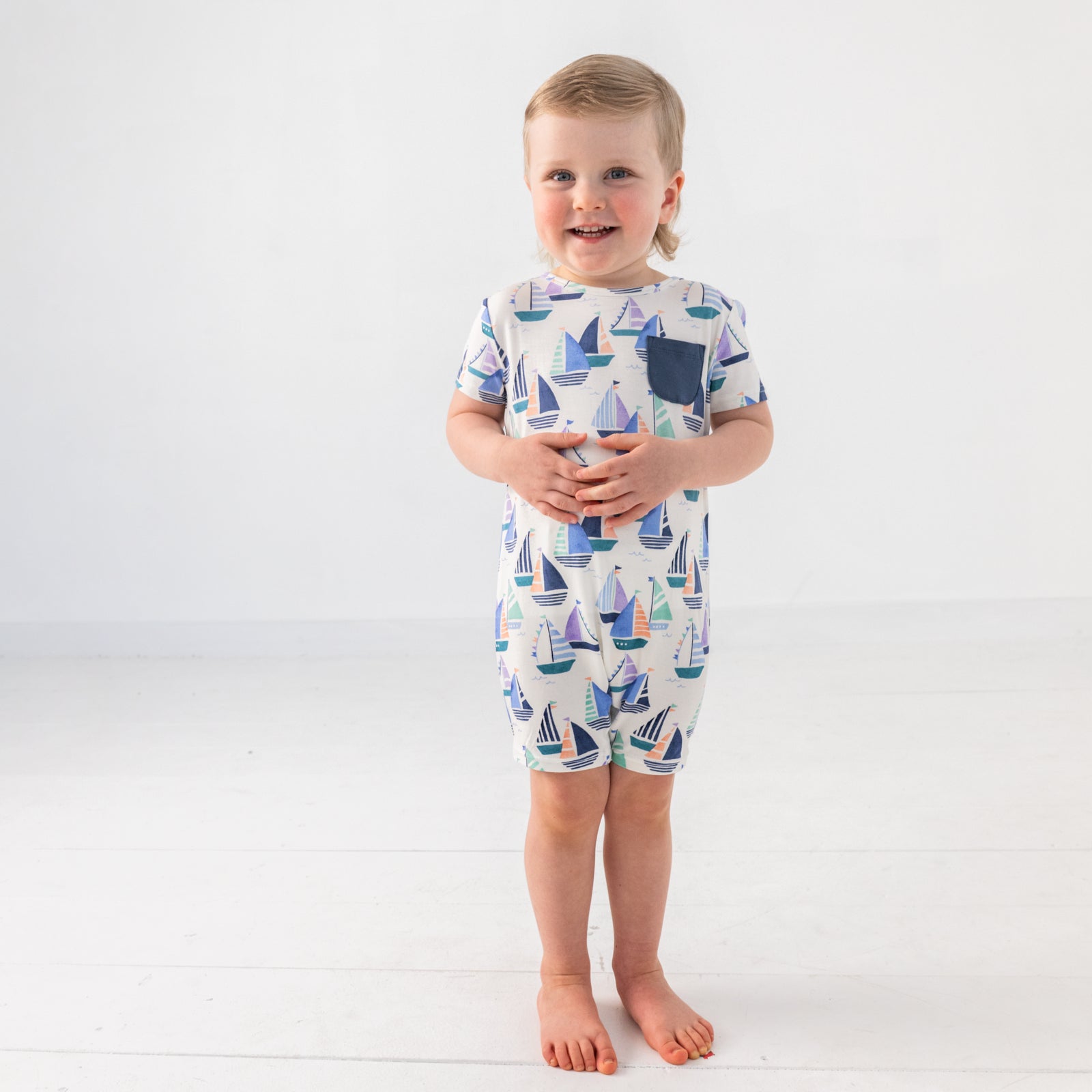 Seas The Day Pocket Shorty Romper、mySite、g9winljtr