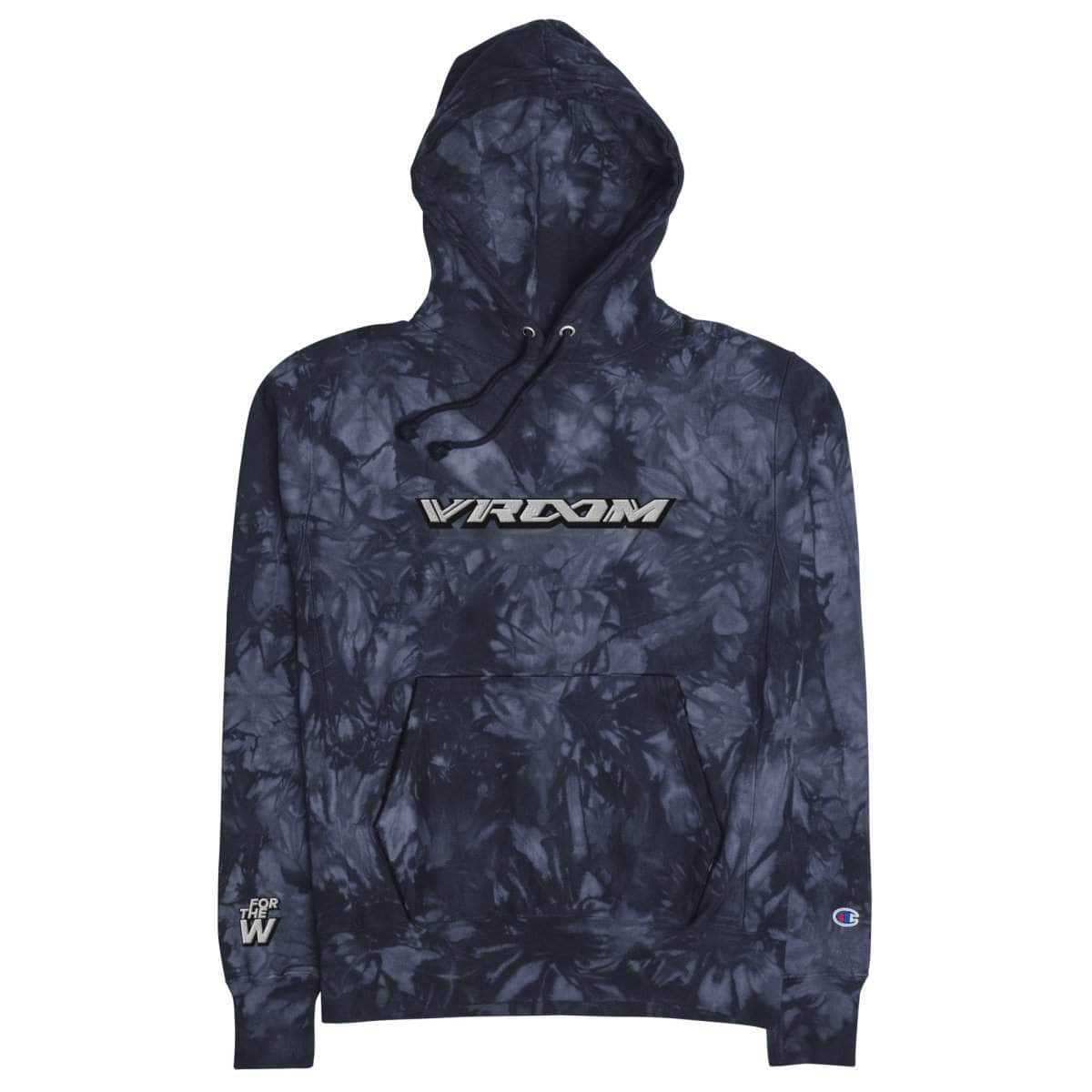  VROOM x For The Dub Embroidered Unisex Champion Tie-Dye hoodie、mySite、merchandisen